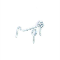 SECURIT GATE HOOK AND EYE ZINC PLATED 100MM