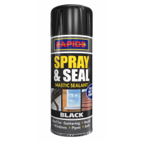 RAPIDE SPRAY AND SEAL MASTIC SEALANT BLACK 300ML