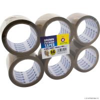 MARKSMAN BROWN 48MM X 66M PARCEL TAPE