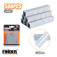 FINDER 500PC 10MM POINTED U SHAPE STAPLES(195274)