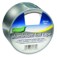 ULTRATAPE 10M x 50MM ALUMINIUM FOIL TAPE