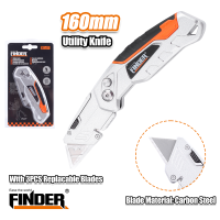 FINDER HD FOLDABLE UTILITY KNIFE+ 3 BLADES