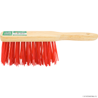 MARKSMAN 11" RED SYNTHETIC HAND BRUSH VARNISHED