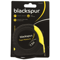 BLACKSPUR 7.55M X 25MM TAPE MEASURE WITH PROTECTION