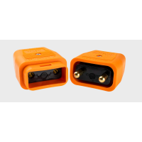 MASTERPLUG 2 PIN 10AMP IN LINE CONNECTOR- ORANGE